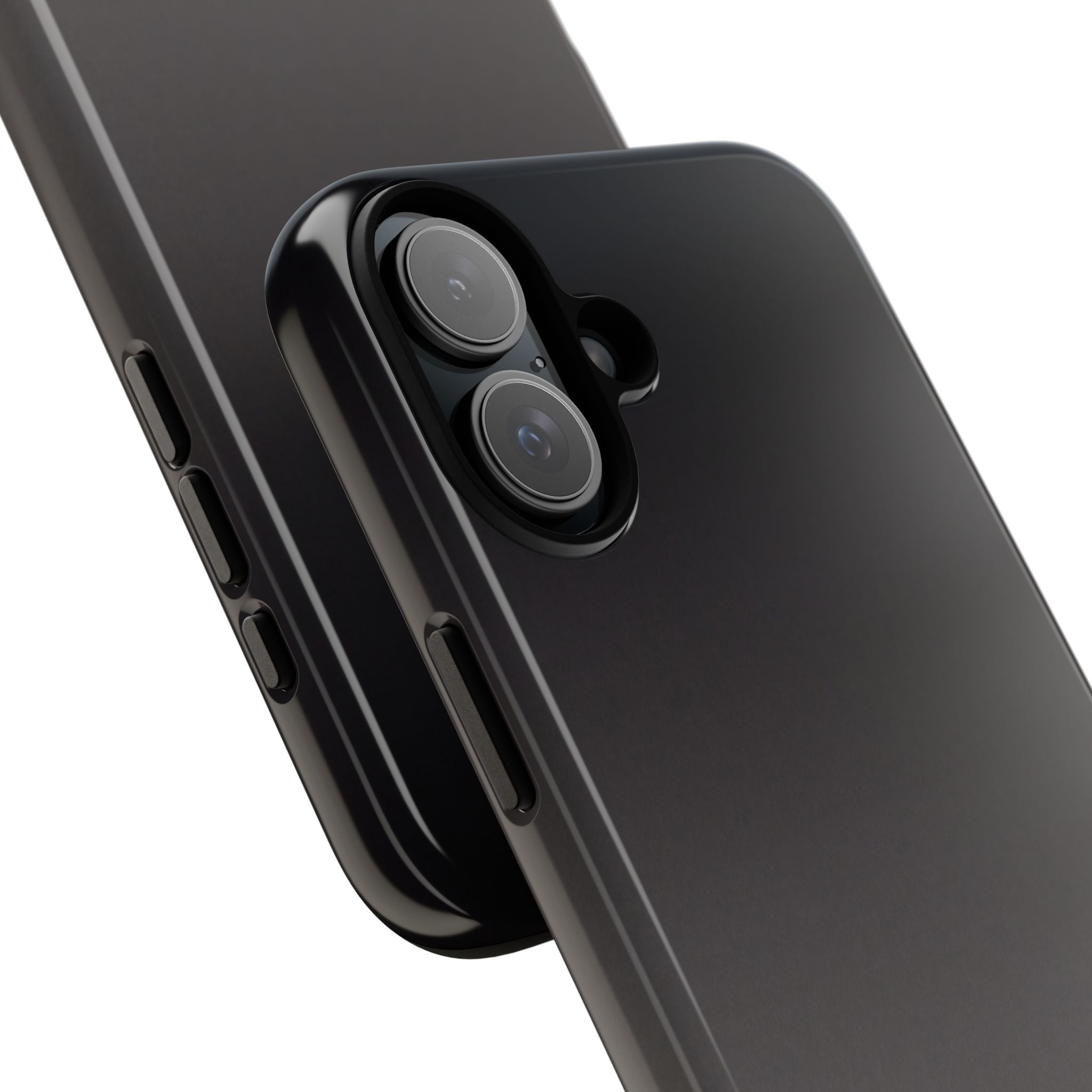 Grey Tough Phone Case for iPhone - Obsidian Ash Fade