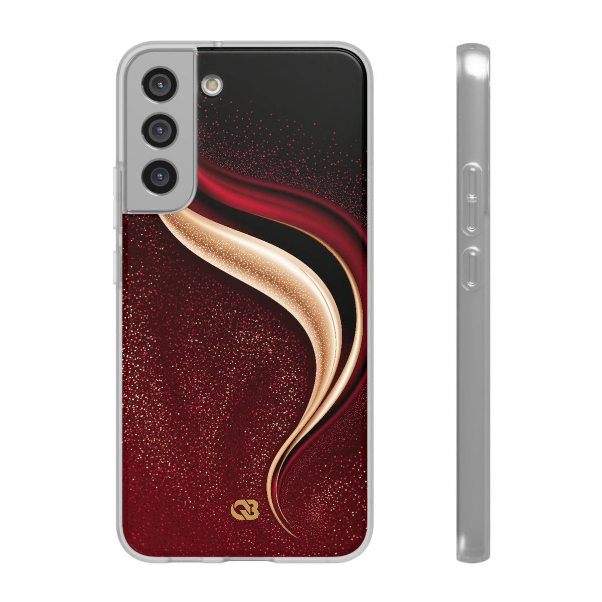 Gilded Crimson Flow · Lite Phone Case for Samsung · Red