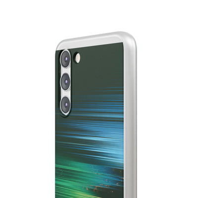 Digital Shoreline Drift · Lite Phone Case for Samsung · Teal