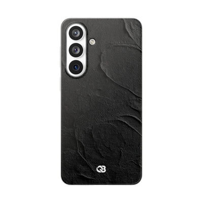 Obsidian Stucco Relief · Lite Phone Case for Samsung · Black