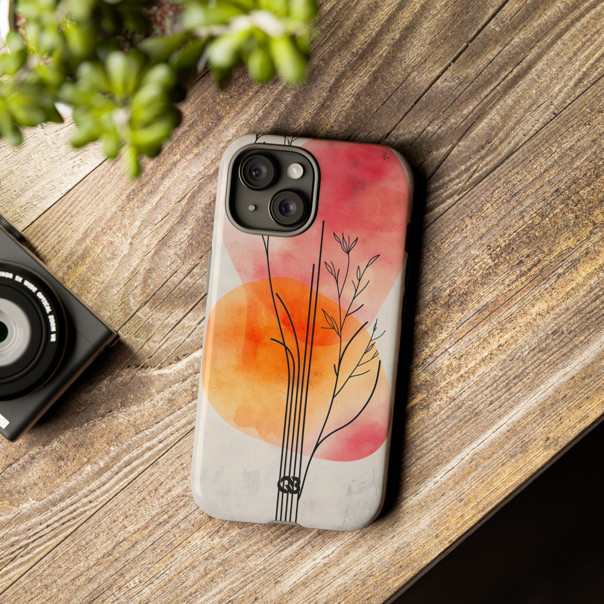 Crimson Bloom Lineage · Tough Phone Case for iPhone