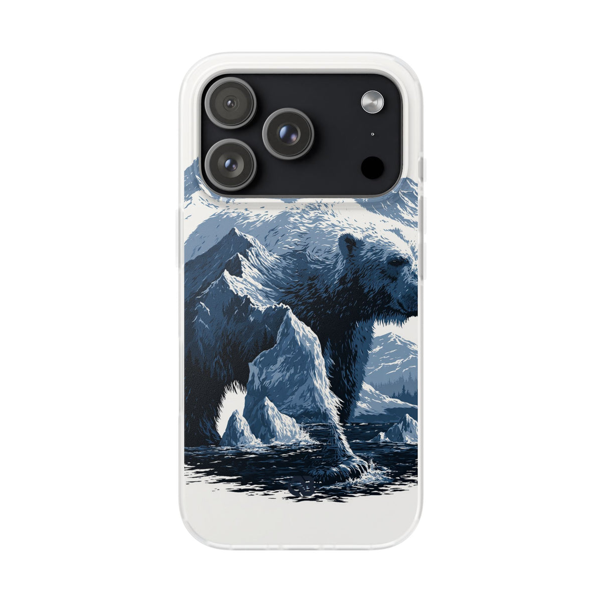 Fjord Summit Bear · Lite Phone Case for iPhone ·  Blue