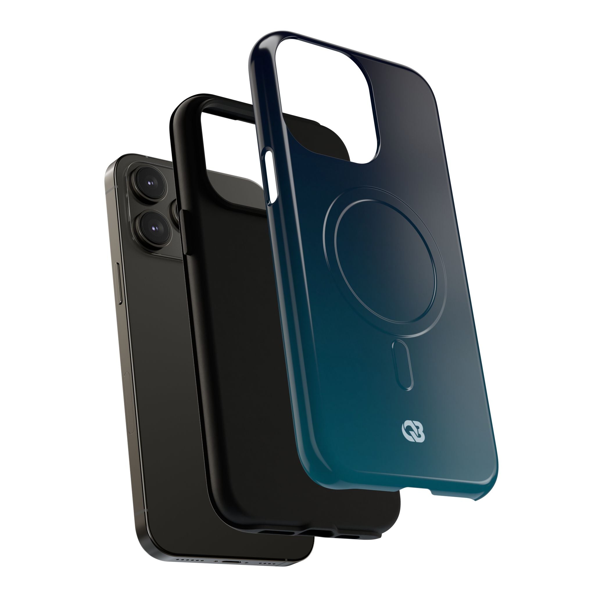 Teal Tough 2.0 Magsafe Phone Case for iPhone - Abyss Teal Haze