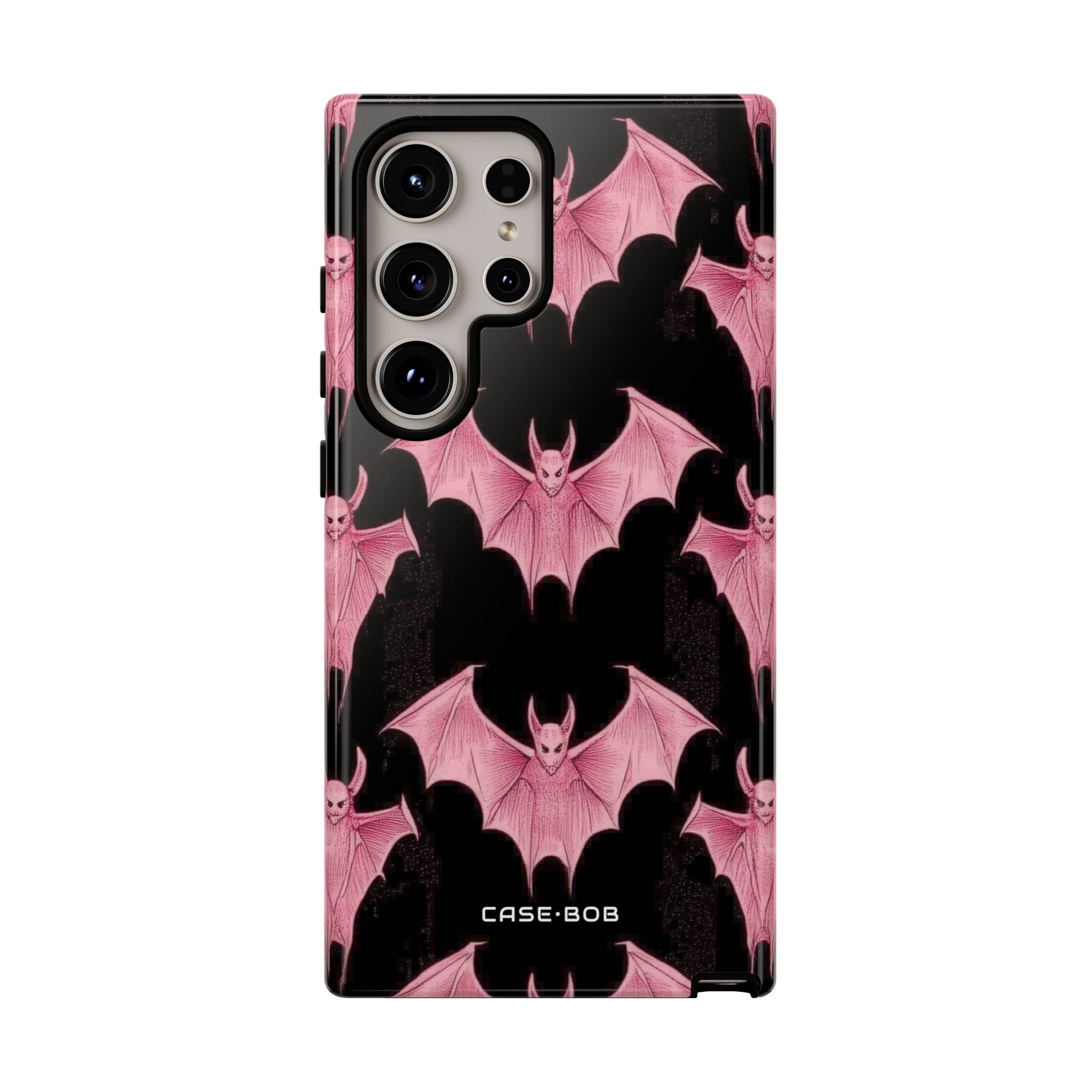 Pink Batwave Samsung S24 Ultra Case - Tough