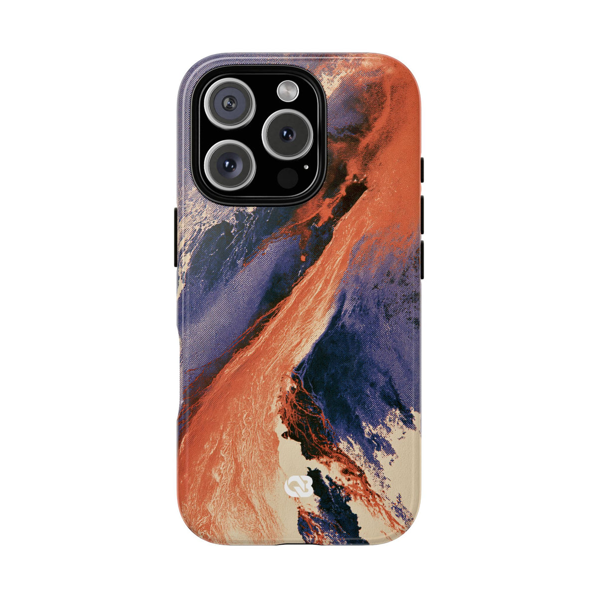Solar Aura Drift · Tough Phone Case for iPhone · Orange