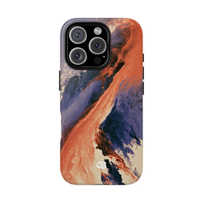 Solar Aura Drift · Tough Phone Case for iPhone · Orange