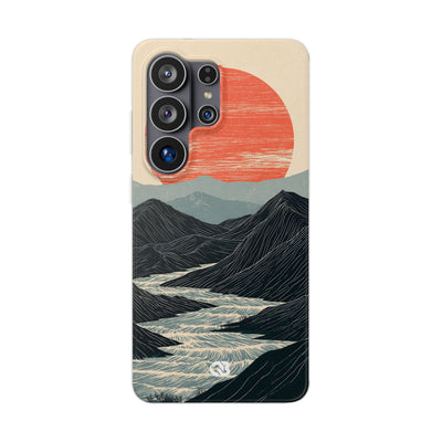 Crimson Ridge Horizon · Lite Phone Case for Samsung · Black