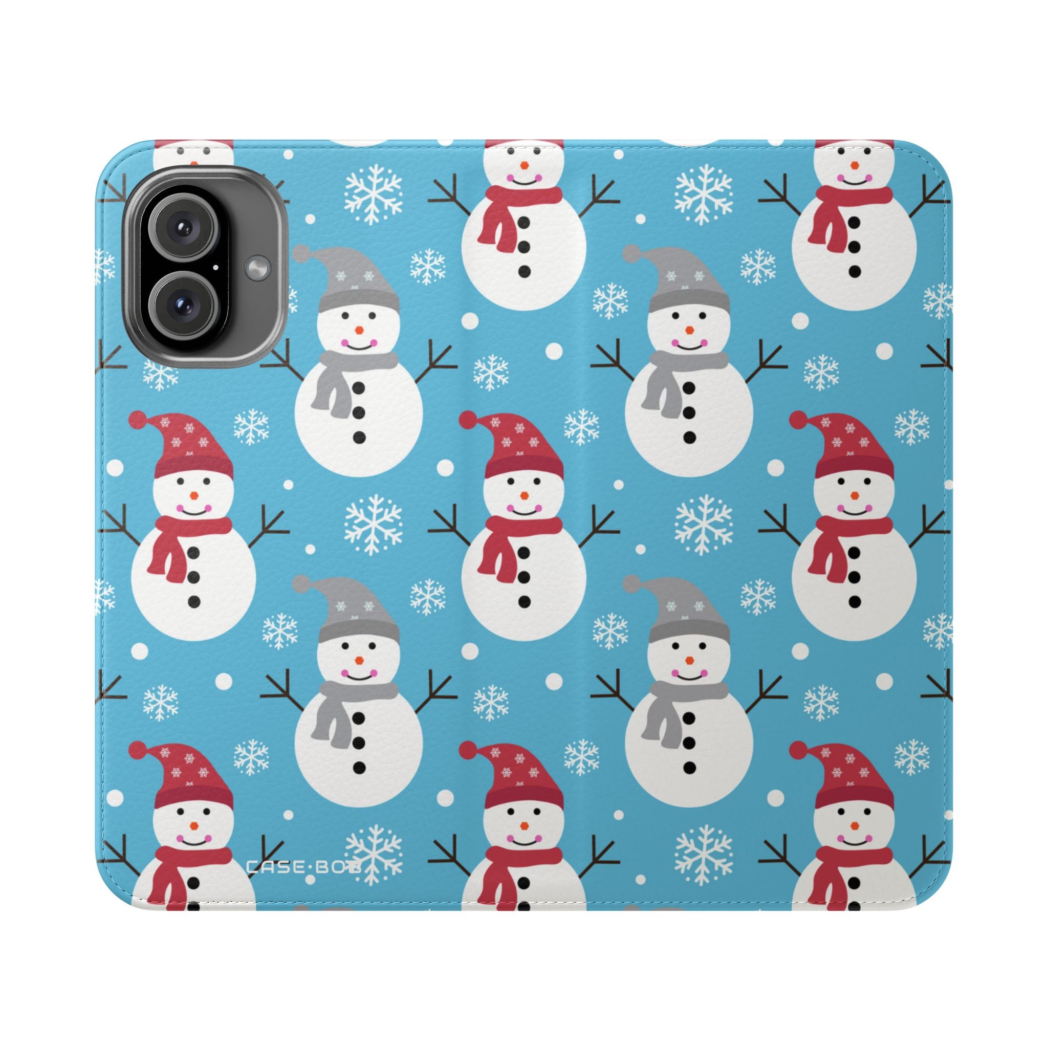 Snowman Glow - iPhone 16 Plus Case - Wallet