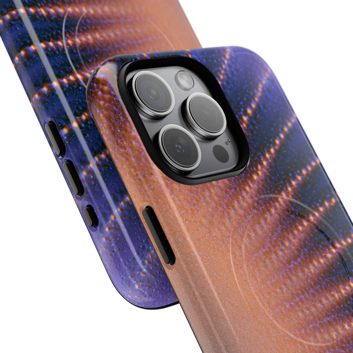 Luminous Aura Burst · Tough 2.0 Magnetic Phone Case for iPhone · Blue