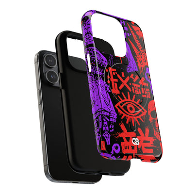 Underground Cyber Glyphs · Tough 2.0 Magnetic Phone Case for iPhone · Black