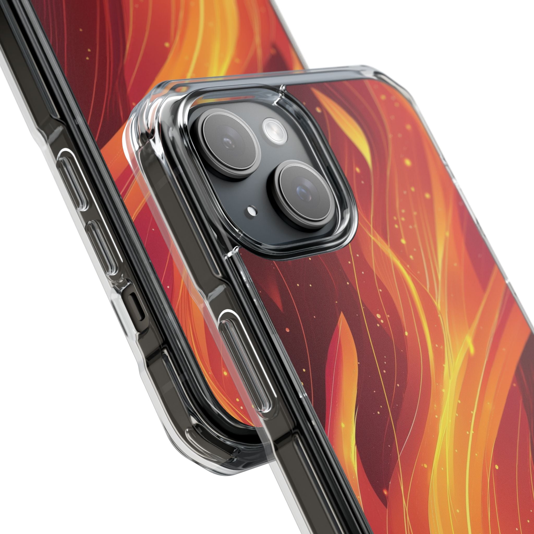 Leuchtende Flamme iPhone 15 Case - Impact