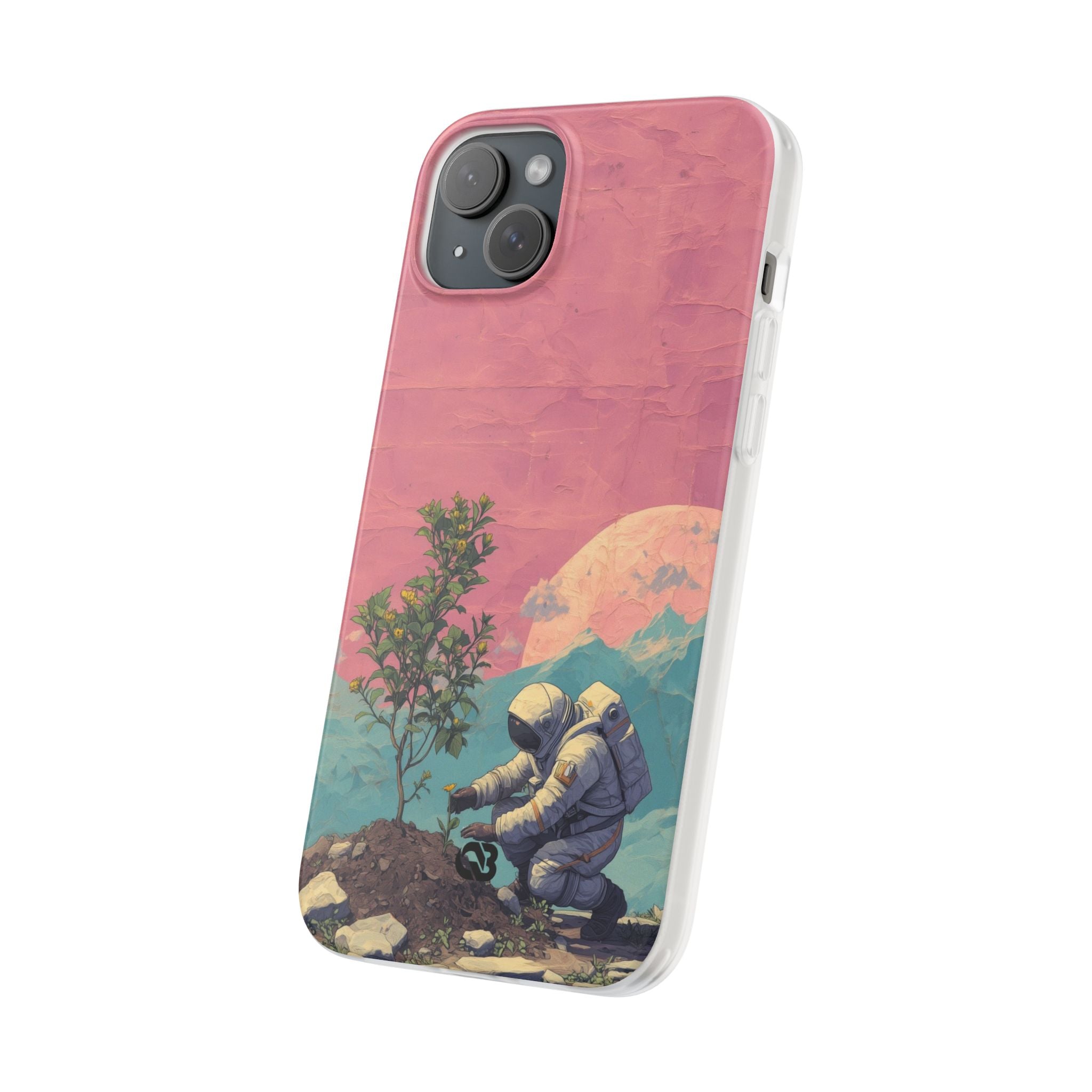 Lunar Pastel Bloom · Soft Phone Case for iPhone