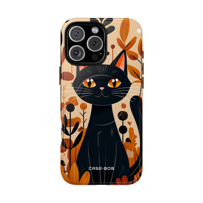 Schwarze Katze Glow iPhone 16 Pro Max Case - Tough+