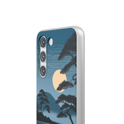 Blue Lite Phone Case for Samsung - Midnight Kyoto Pine