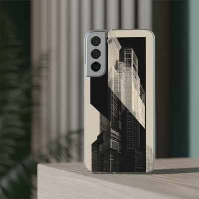 Beige Lite Phone Case for Samsung - Monolith Urban Grid