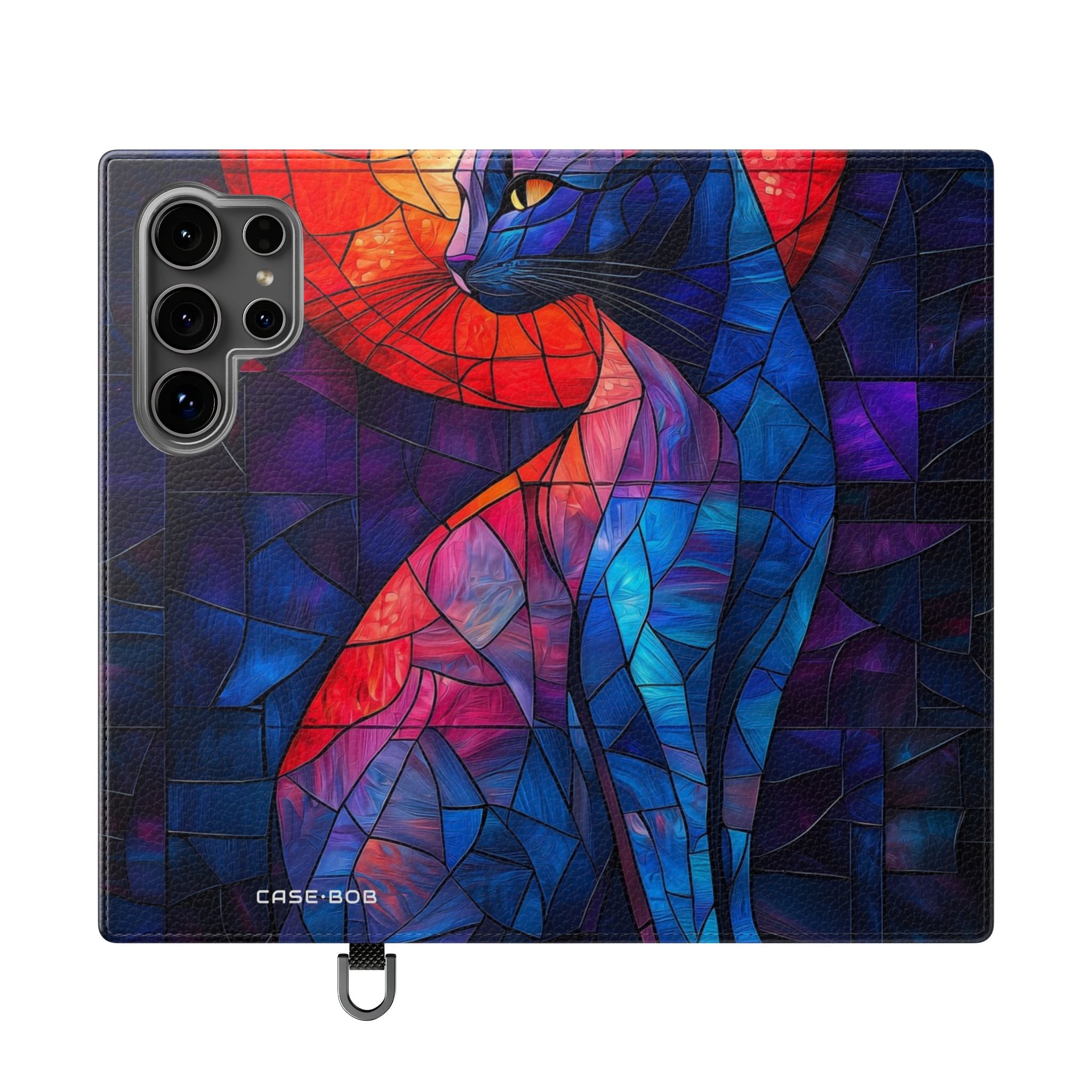 Stained Glass Cat - Samsung S24 Ultra Case - Wallet