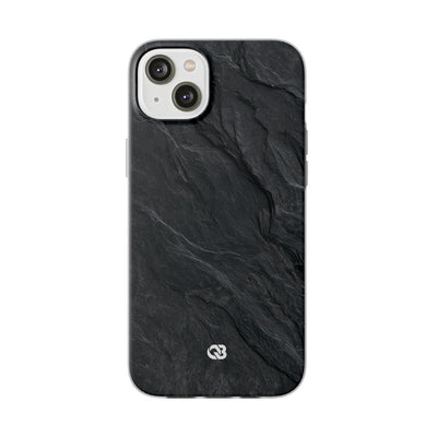 Dark Slate Strata · Lite Phone Case for iPhone ·  Black