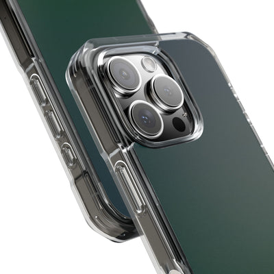 Green Impact MagSafe Phone Case for iPhone - Midnight Pine Horizon
