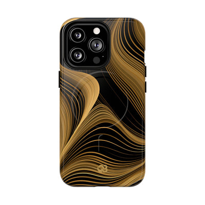 Gilded Strata · Tough 2.0 Magnetic Phone Case for iPhone · Gold