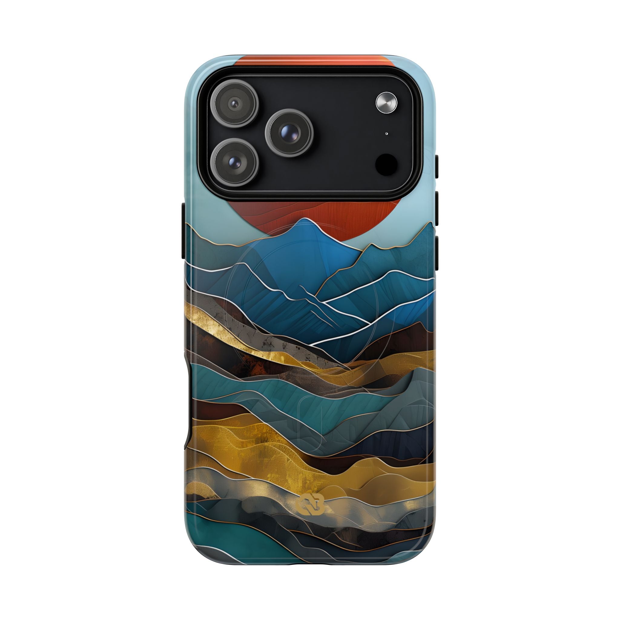 Molten Sun Peaks · Tough+ etui na telefon dla iPhone · Magsafe