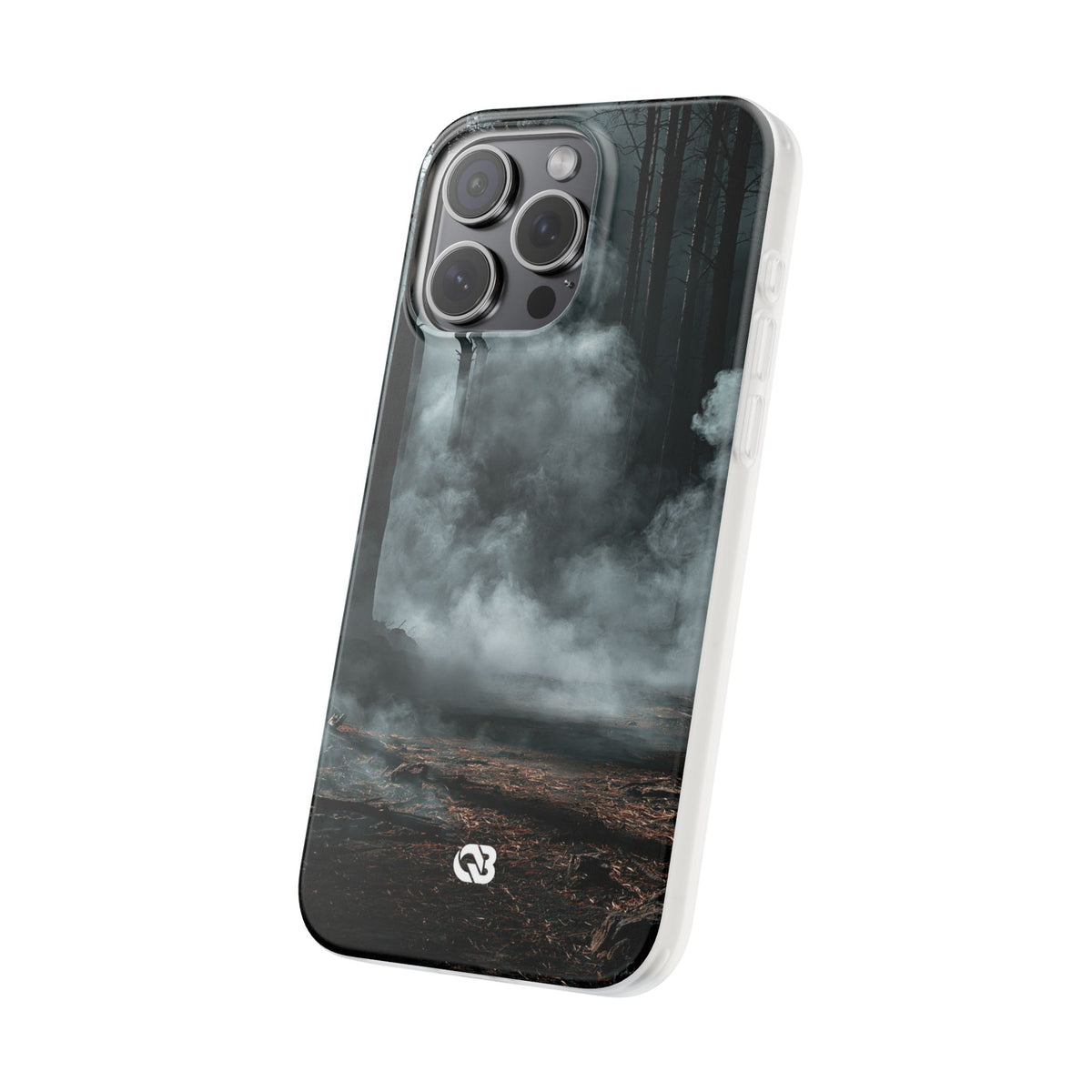 Shadowed Pine Mist · Lite Phone Case for iPhone ·  Black