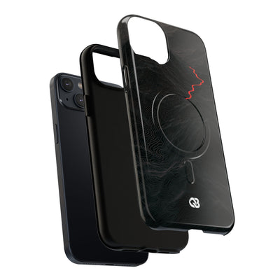 Crimson Ridge Pass · Tough 2.0 Magnetic Phone Case for iPhone · Black