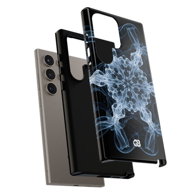 Blue Tough Phone Case for Samsung - Glacial Smoke Crown
