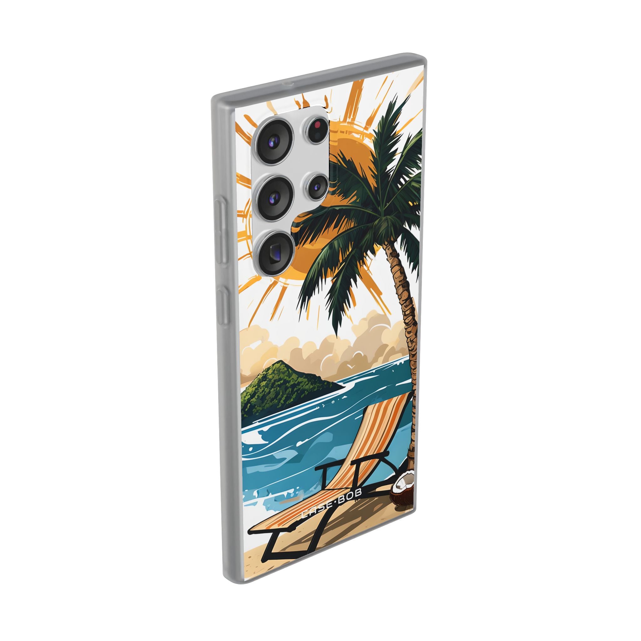 Sunny Palm Breeze Samsung S23 Ultra Case - Soft