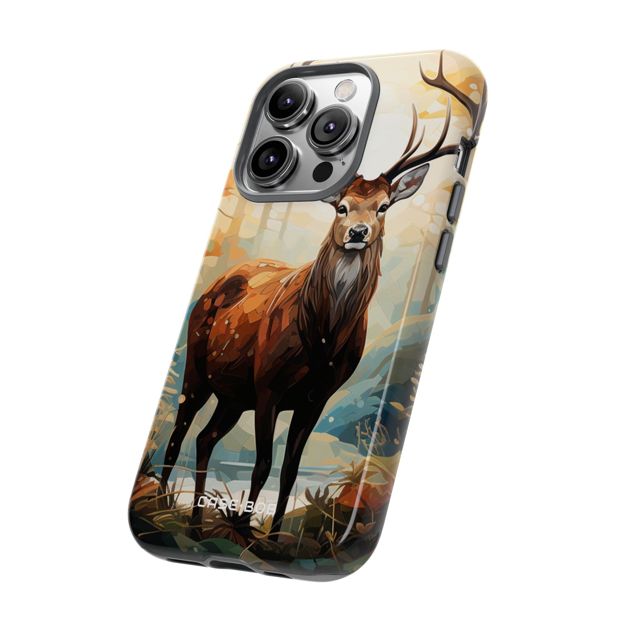 Glowing Stag iPhone 14 Pro Case - Tough - CASE•BOB