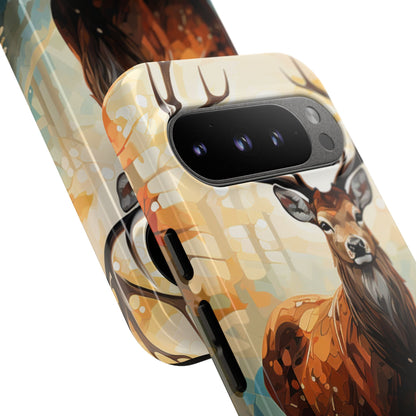Glowing Stag Google Pixel 9 Pro Case - Tough - CASE•BOB