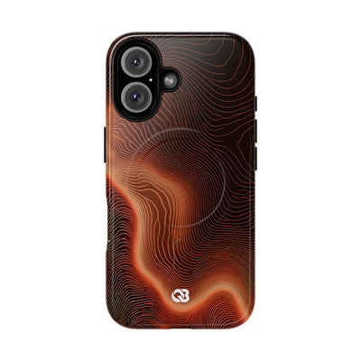 Caldera Ridge · Tough 2.0 Magnetic Phone Case for iPhone · Orange