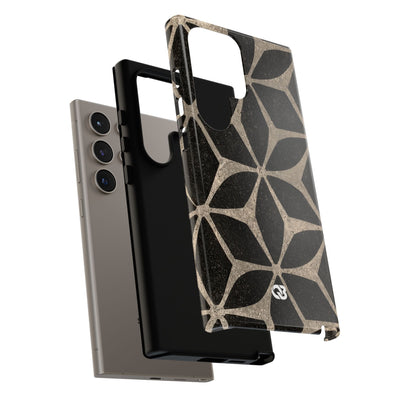 Concrete Mosaic Star · Tough Phone Case for Samsung · Black