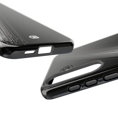 Black Tough Phone Case for Samsung - Linear Velocity Beam
