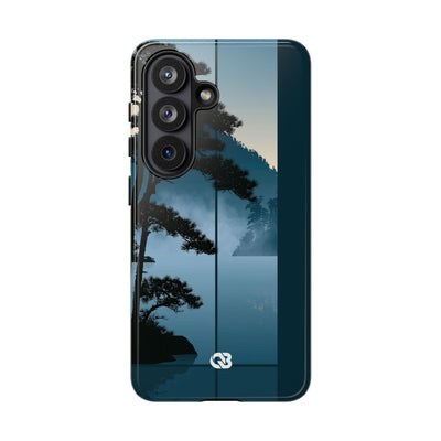 Misty Pine Horizon · Tough Phone Case for Samsung · Teal