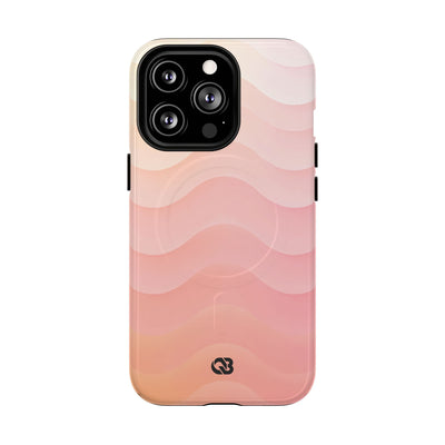 Blush Horizon Waves · Tough 2.0 Magnetic Phone Case for iPhone · Pink