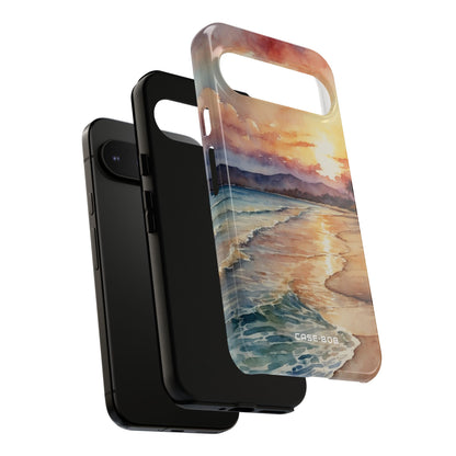 Sonnenuntergangsreflexion Google Pixel 9 Pro XL Case - Tough