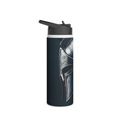 Silver Spartan - Stainless Steel Water Bottle