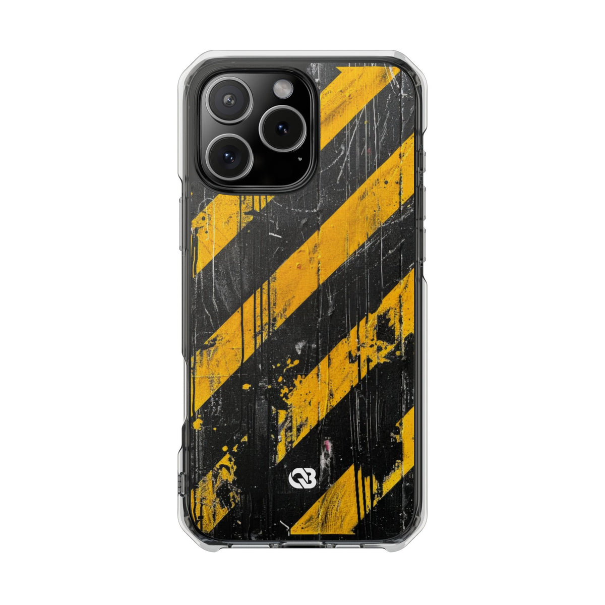 Urban Hazard Decay · Clear Impact Magnetic Phone Case for iPhone · Black