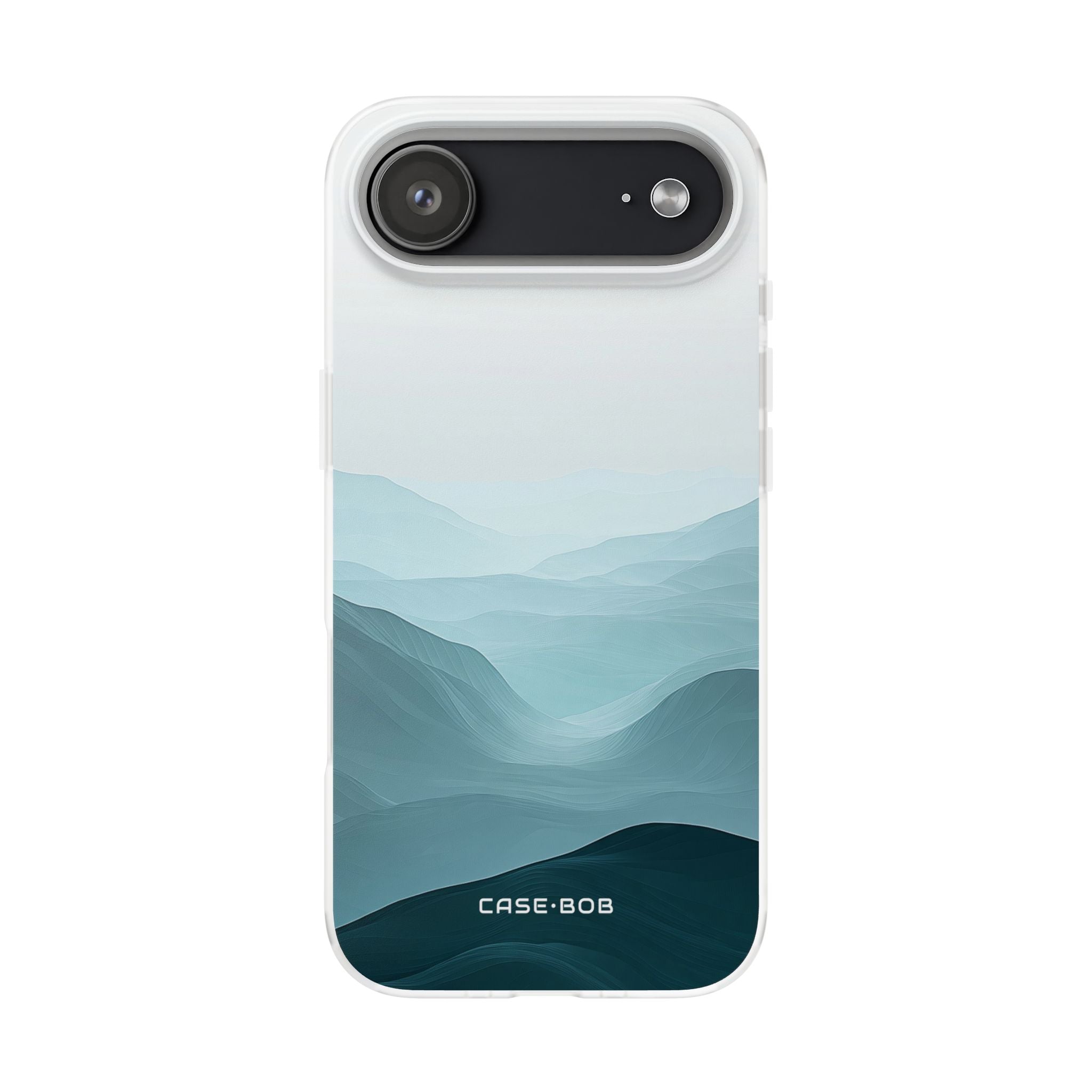 Teal Mist Mountains iPhone 17 Air Case - Soft - CASE•BOB