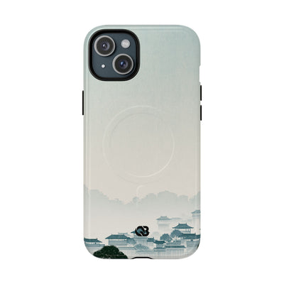 Blue Tough 2.0 Magsafe Phone Case for iPhone - Mist Valley Pagoda