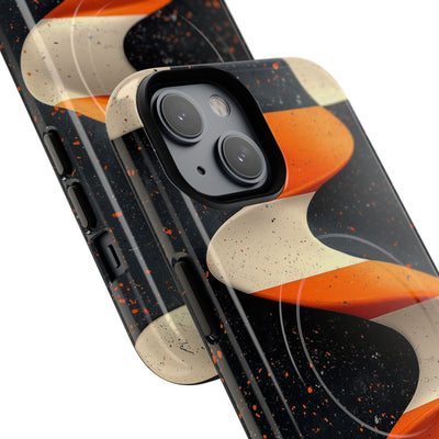 Orange Grit Twist · Tough+ Phone Case for iPhone · Magsafe
