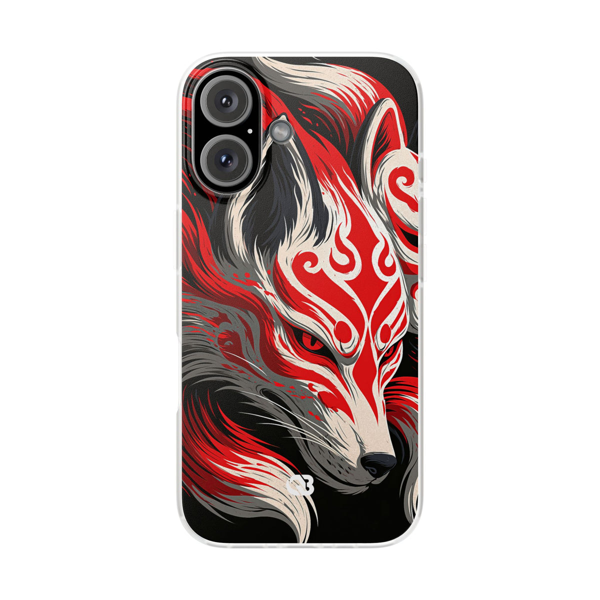 Crimson Kitsune Spirit · Lite Phone Case for iPhone ·  Red