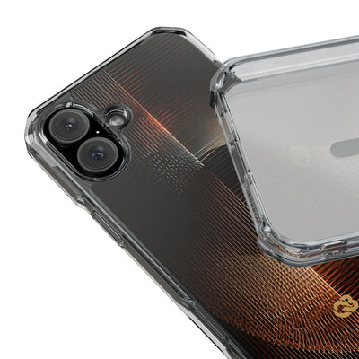 Amber Meridian · Clear Impact Magnetic Phone Case for iPhone · Black