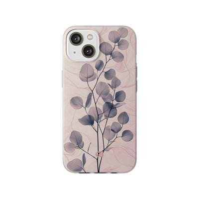 Ethereal Indigo Eucalyptus · Soft Phone Case for iPhone
