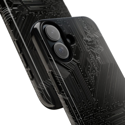 Obsidian Circuitry · Tough Phone Case for iPhone · Black