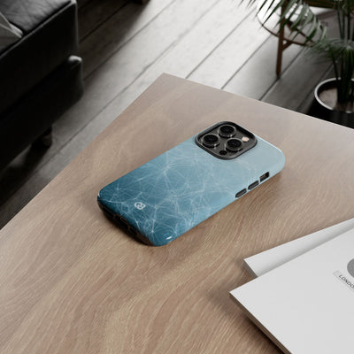 Teal Tough Phone Case for iPhone - Arctic Digital Nexus