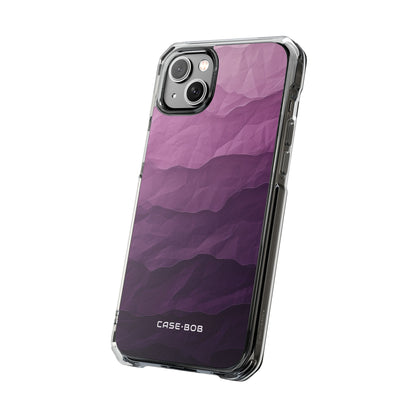 Lila Wellen Schichten iPhone 14 Plus Case - Impact