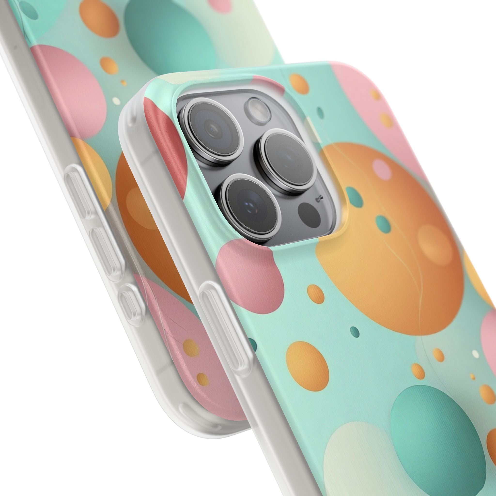 Pastel Circles iPhone 15 Pro Max Cover - Soft