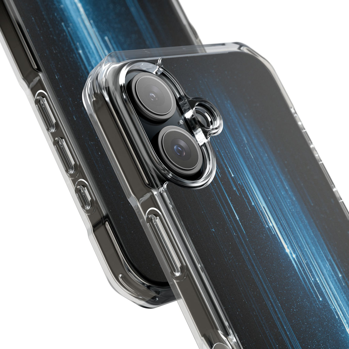 Nocturnal Cascade · Clear Impact Magnetic Phone Case for iPhone ·  Black