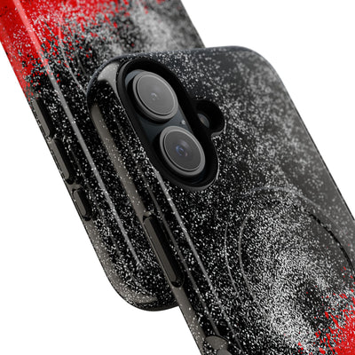 Crimson Noir Drip · Tough 2.0 Magnetic Phone Case for iPhone · Black